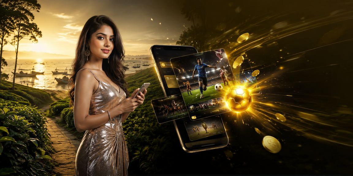 কক্সবাজারে চা বাগানে স্পোর্টস বেটিং খেলছেন একজন গেমার